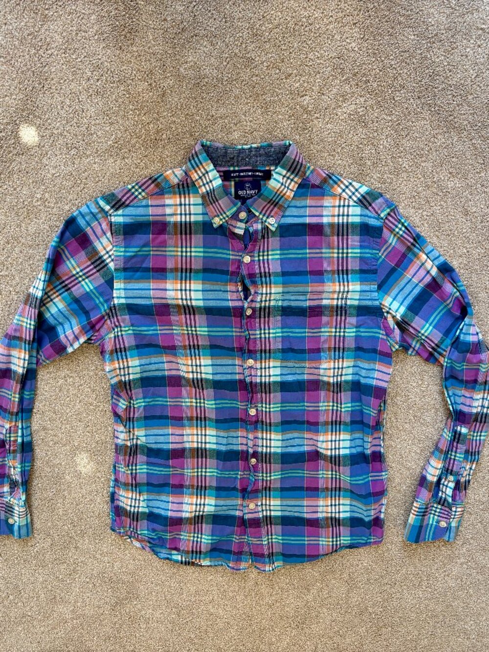Men's Old Navy Slim Fit Button Down Shirt - Small